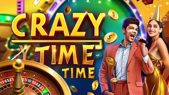 111TAKA Crazy Time bonus feature display highlighting Cash Hunt, Coin Flip and Pachinko 111TAKA Crazy Time bonus feature display